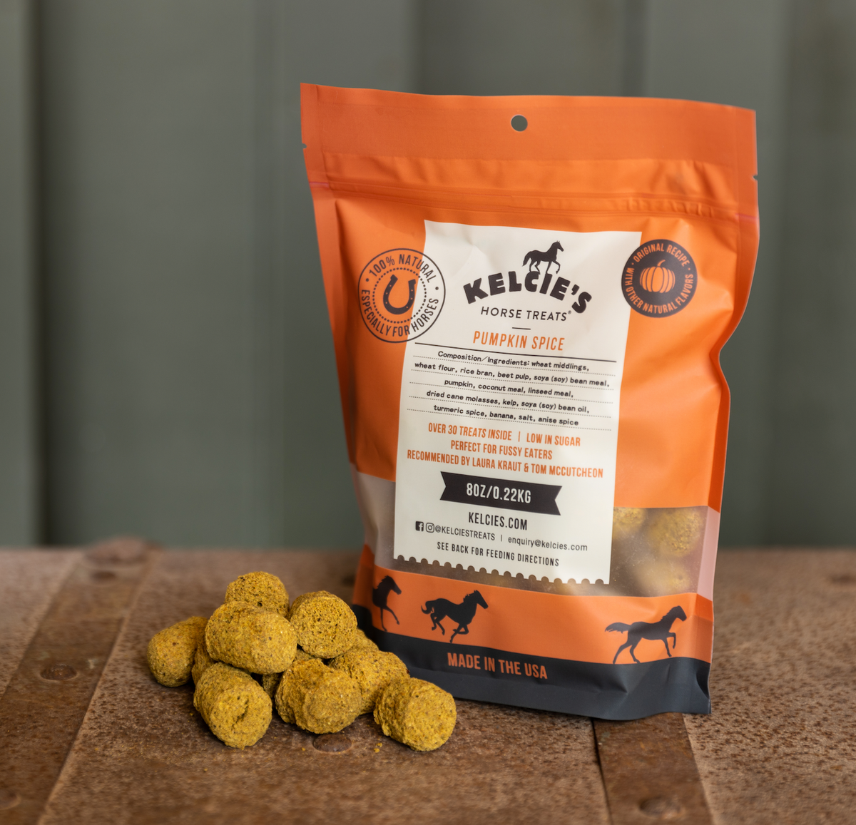 Kelcie's Pumpkin Spice AllNatural Horse Treats Cavali Club