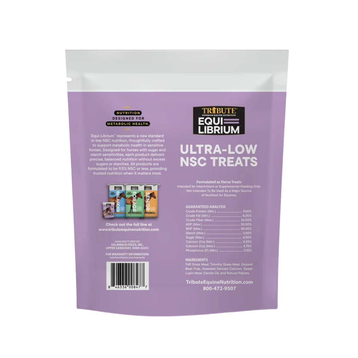 Tribute Equi-Librium™ Ultra-Low NSC Treats