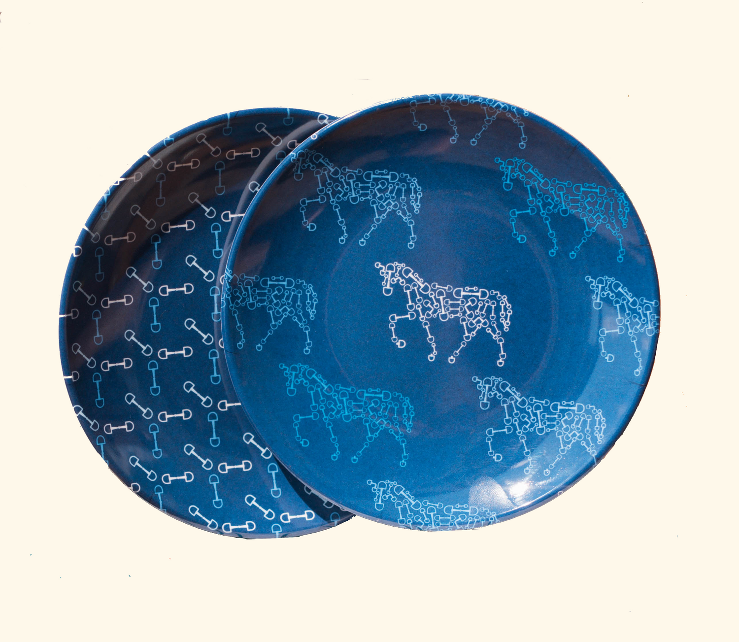 Honey & Hank Equestrian Salad Plates - Set of 4